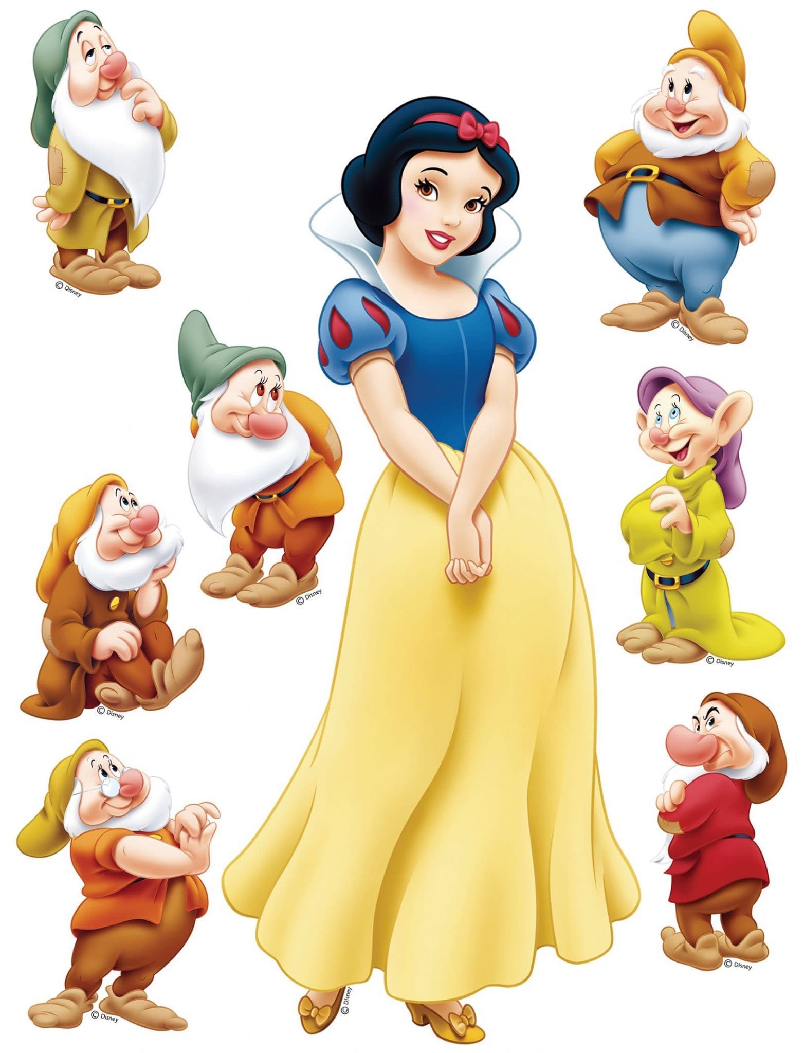 Disney Show White Wall and Furniture Decals Sheet Wall Stickers Disney