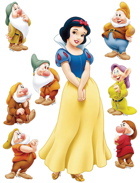 Disney Show White Wall and Furniture Decals Sheet Wall Stickers Disney