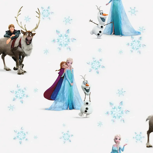 Disney Frozen Circles Kids Bedroom Wallpaper Disney