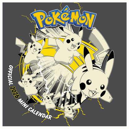 Pokemon Mini Calendar 18x18 cm Pikachu Calendar Pokemon