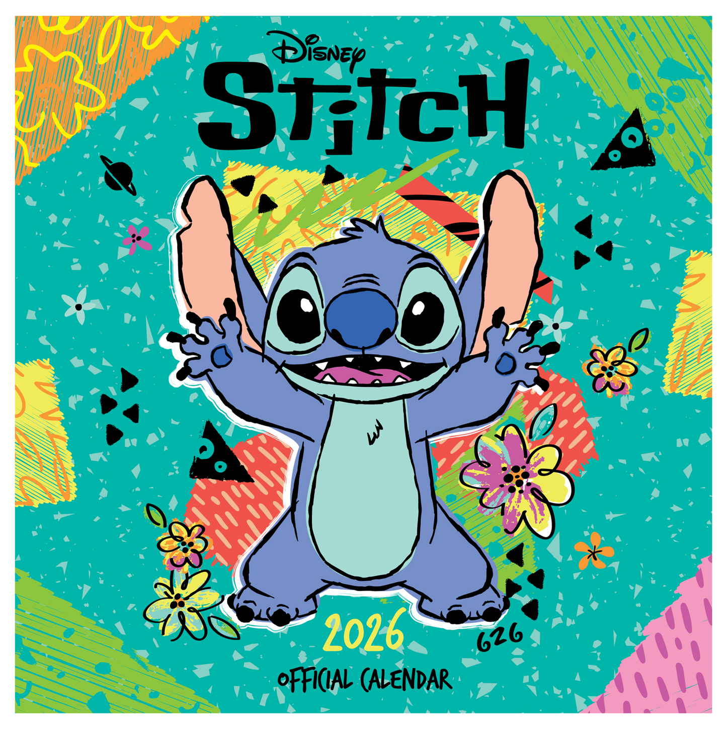 Disney Stitch Wall Calendar 30x30cm Calendar Disney