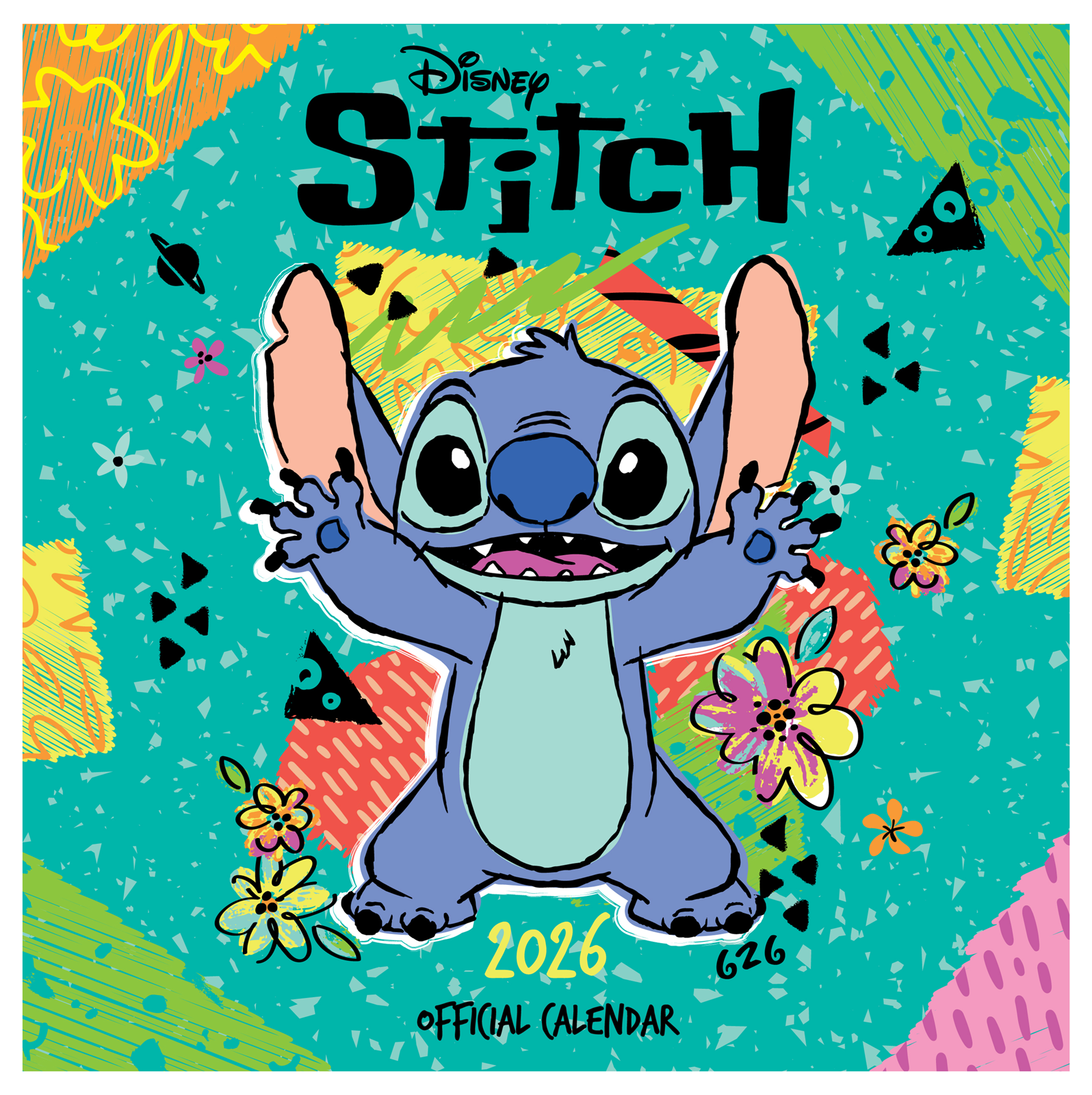 Disney Stitch Wall Calendar 30x30cm Calendar Disney