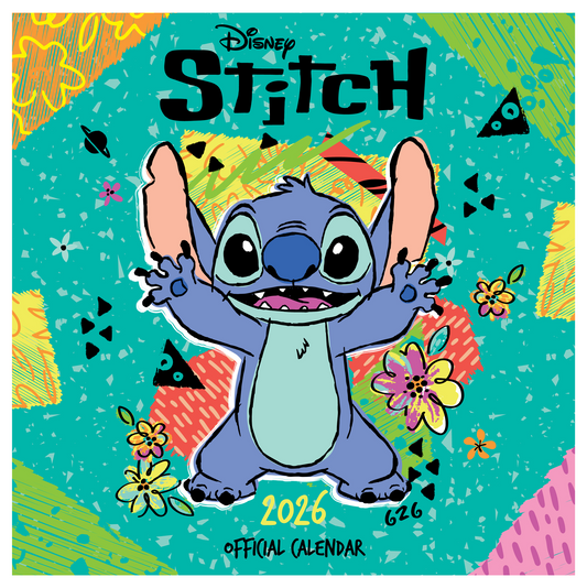 Disney Stitch Wall Calendar 30x30cm Calendar Disney