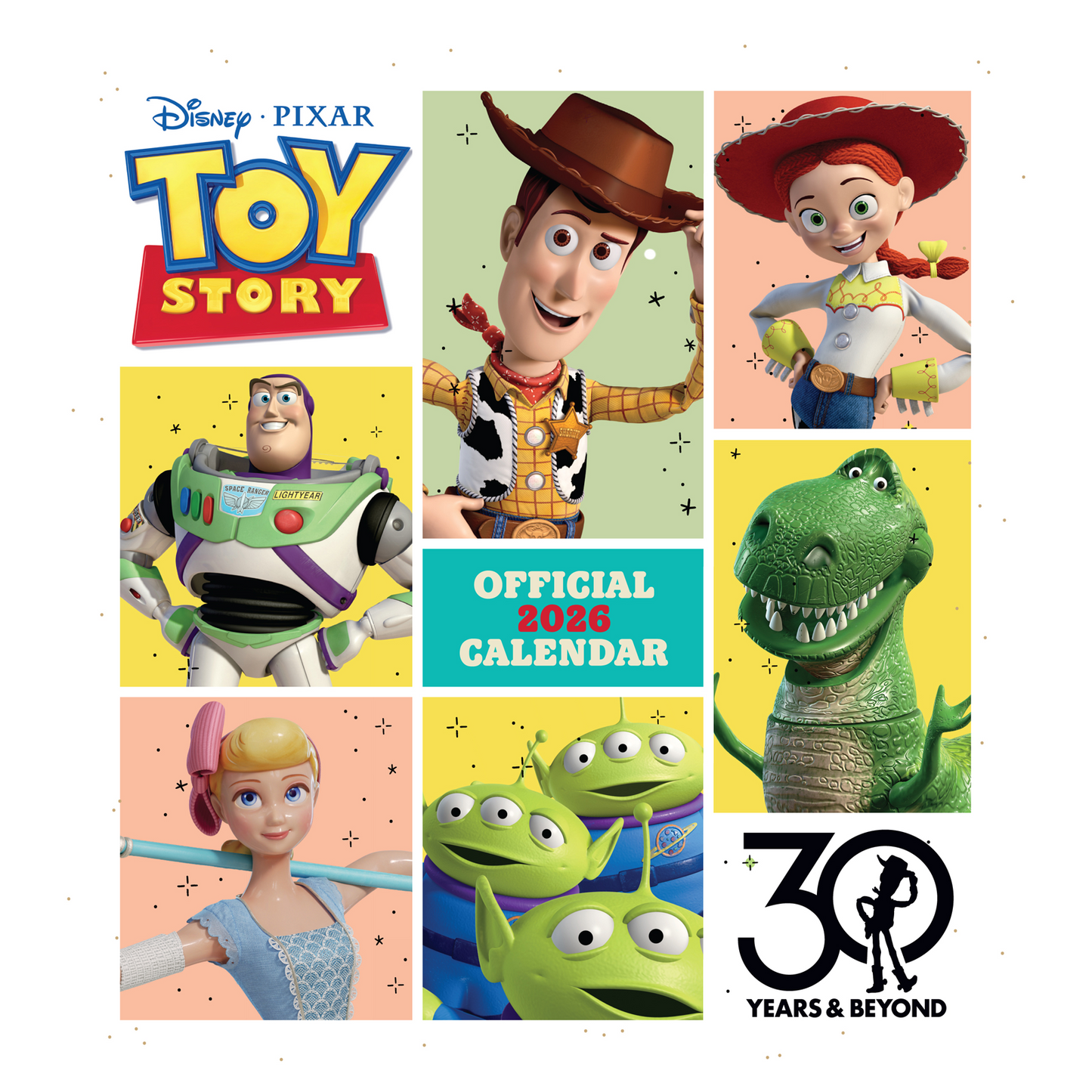 Disney Toy Story Wall Calendar 30x30cm Calendar Disney