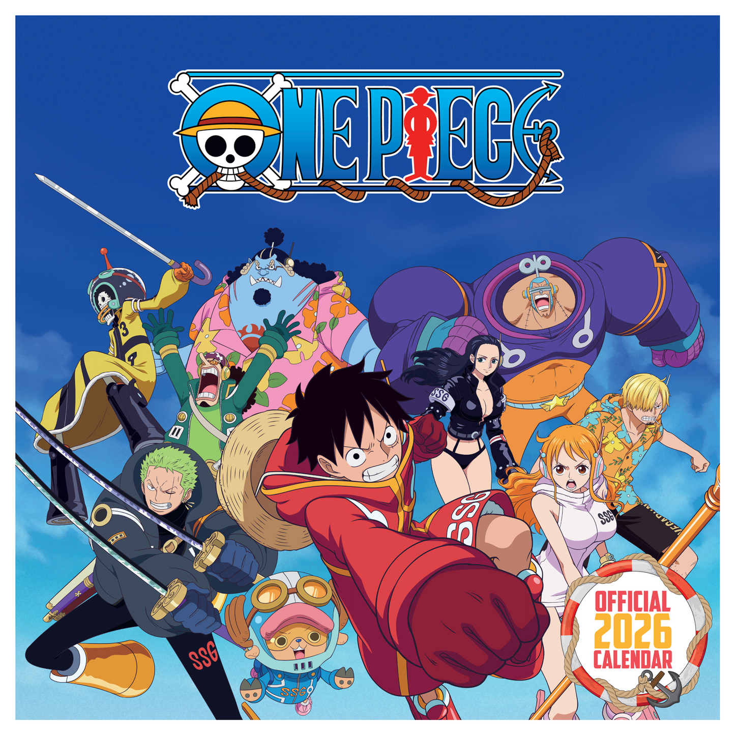 One Piece Wall Calendar 30x30cm Calendar One Piece