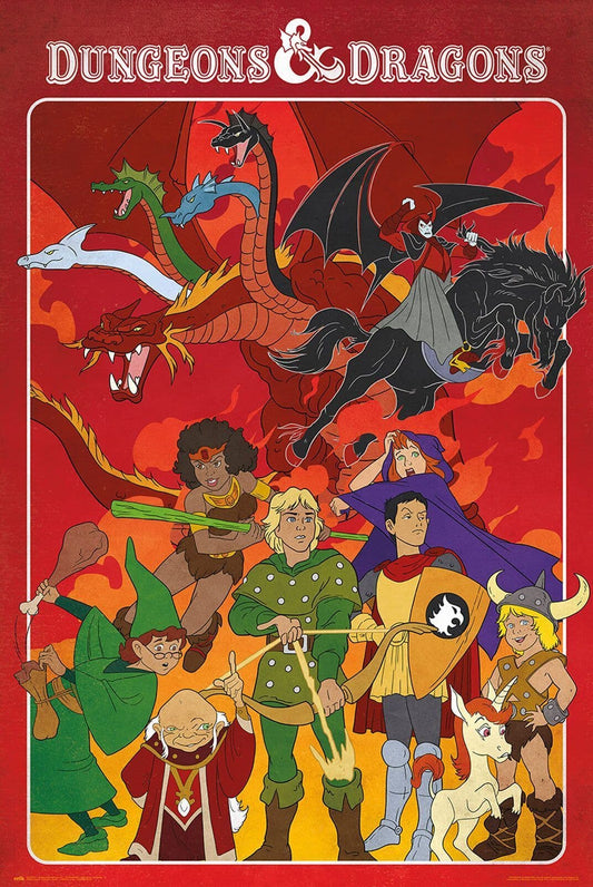 Dungeons and Dragons The Animated Series Poster 