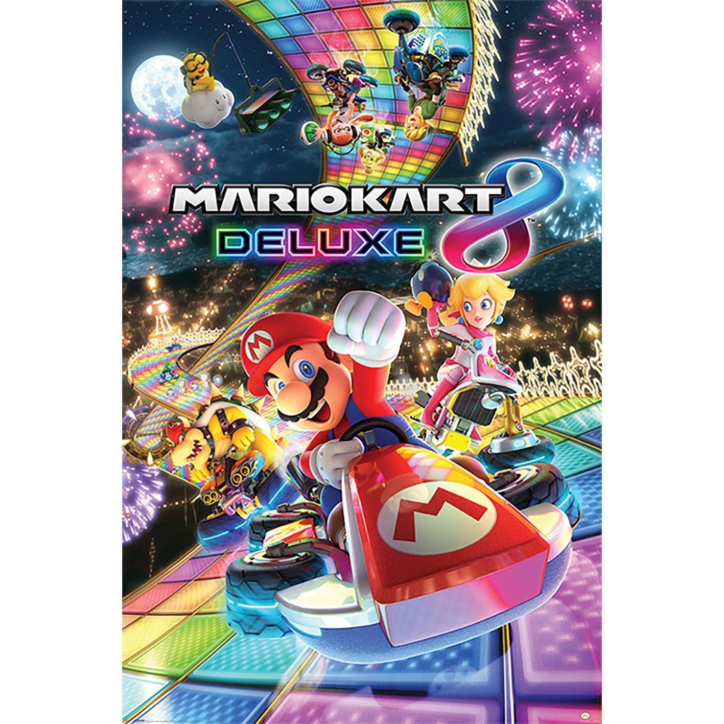 Mario Kart 8 Deluxe Poster Mario