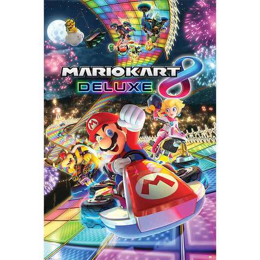 Mario Kart 8 Deluxe Poster Mario