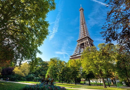 Sunny Paris Eiffel Tower Photo Wallpaper Nice Wall