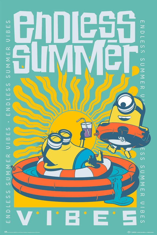 Minions Endless Summer Vibes Poster 