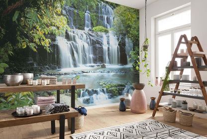 Falls in the Forest Photo Wallpaper 