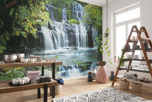 Falls in the Forest Photo Wallpaper 