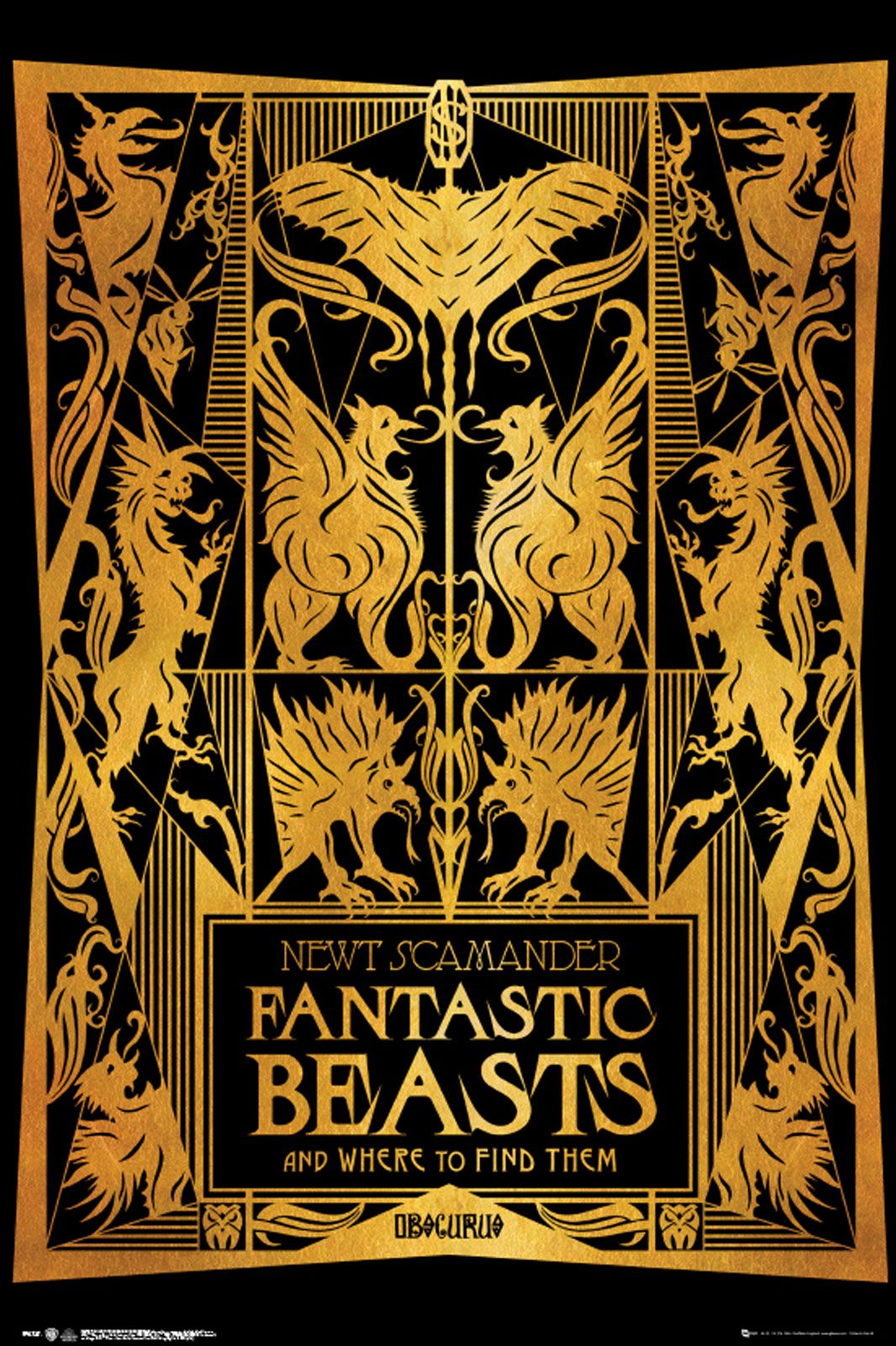 Fantastic Beasts 2 Book Cover Poster 