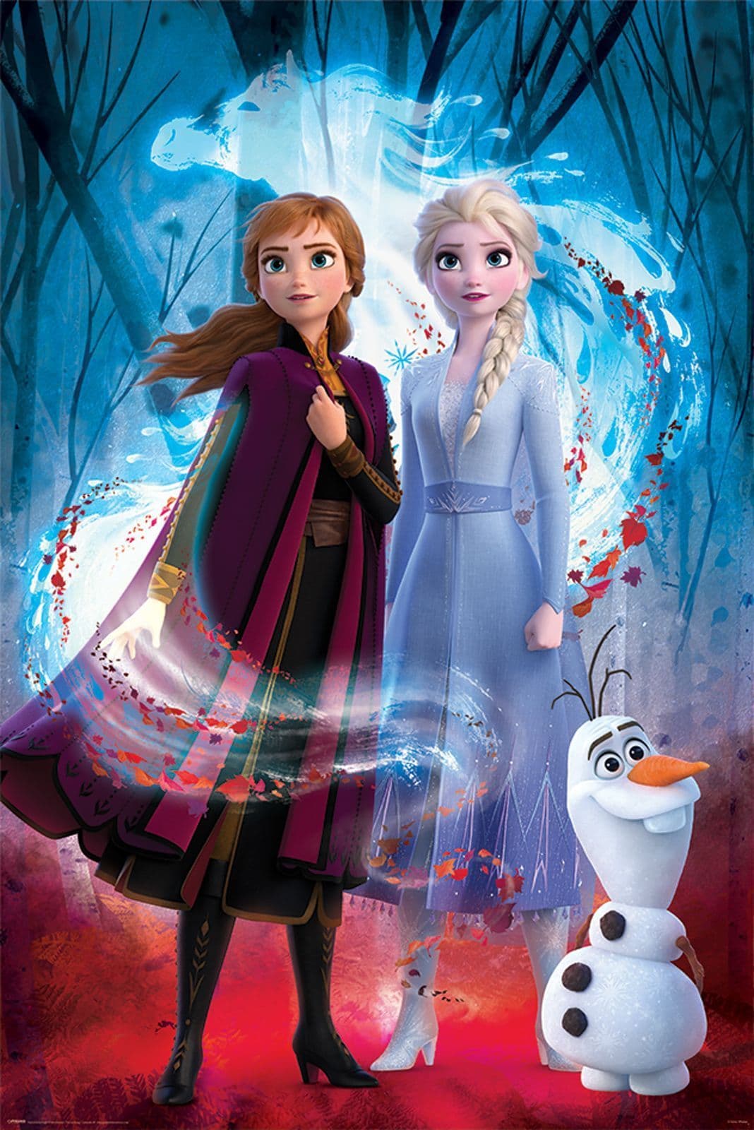 Disney Frozen 2 characters Poster Disney