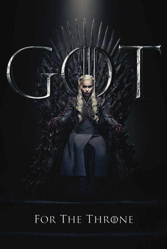 Game of Thrones Daenerys For The Throne Poster 