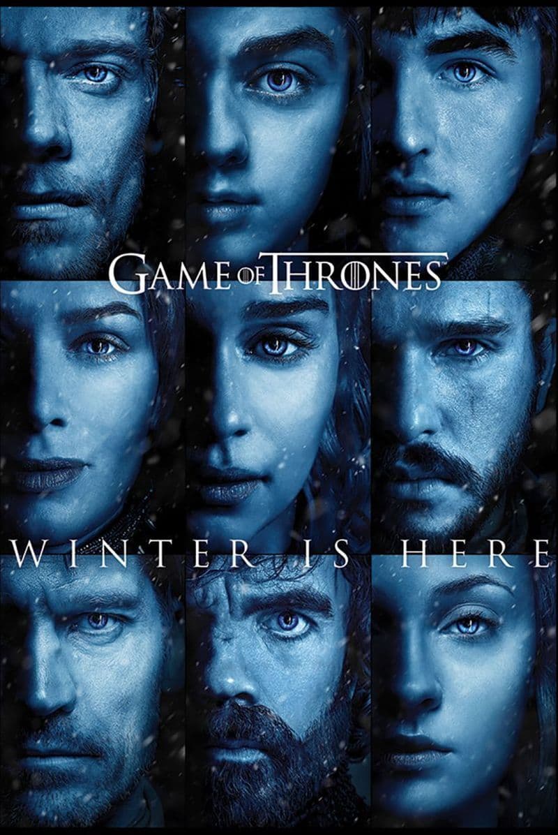 Game Of Thrones Winter is Here Poster 