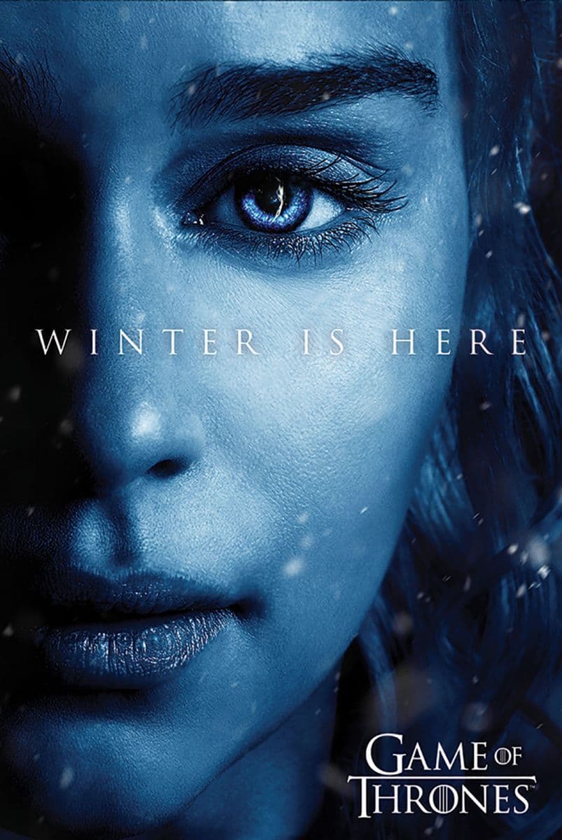 Game Of Thrones Winter is Here Daenerys Targaryen Poster 