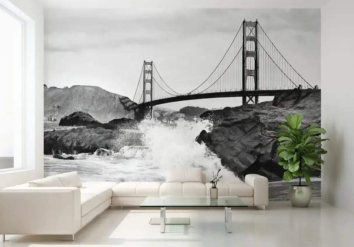 Golden Gate Bridge San Francisco Non-Woven Wallpaper Mural 