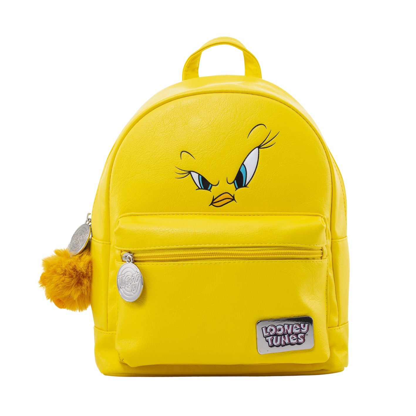 Looney Tunes Tweety Yellow Faux Leather Backpack Looney Tunes