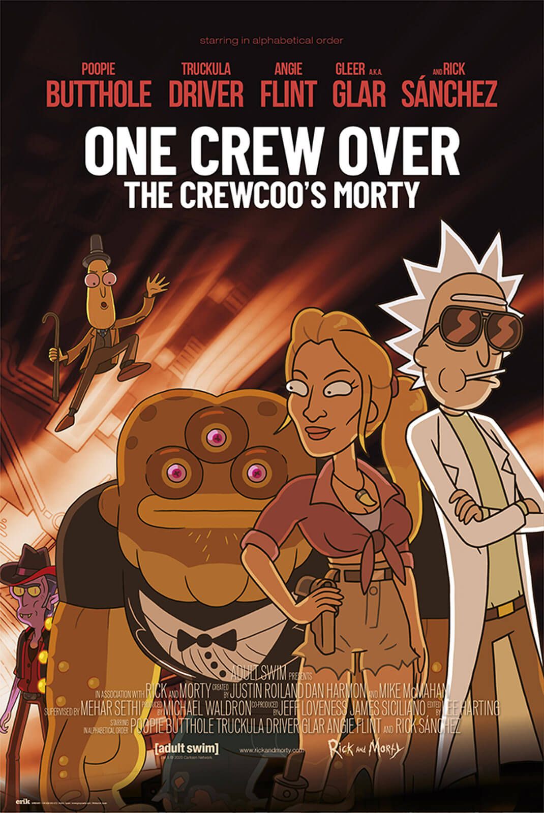 Rick and Morty One Crew Poster 