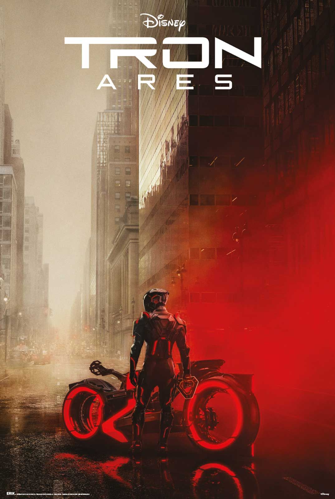 Disney Tron Ares Poster Disney