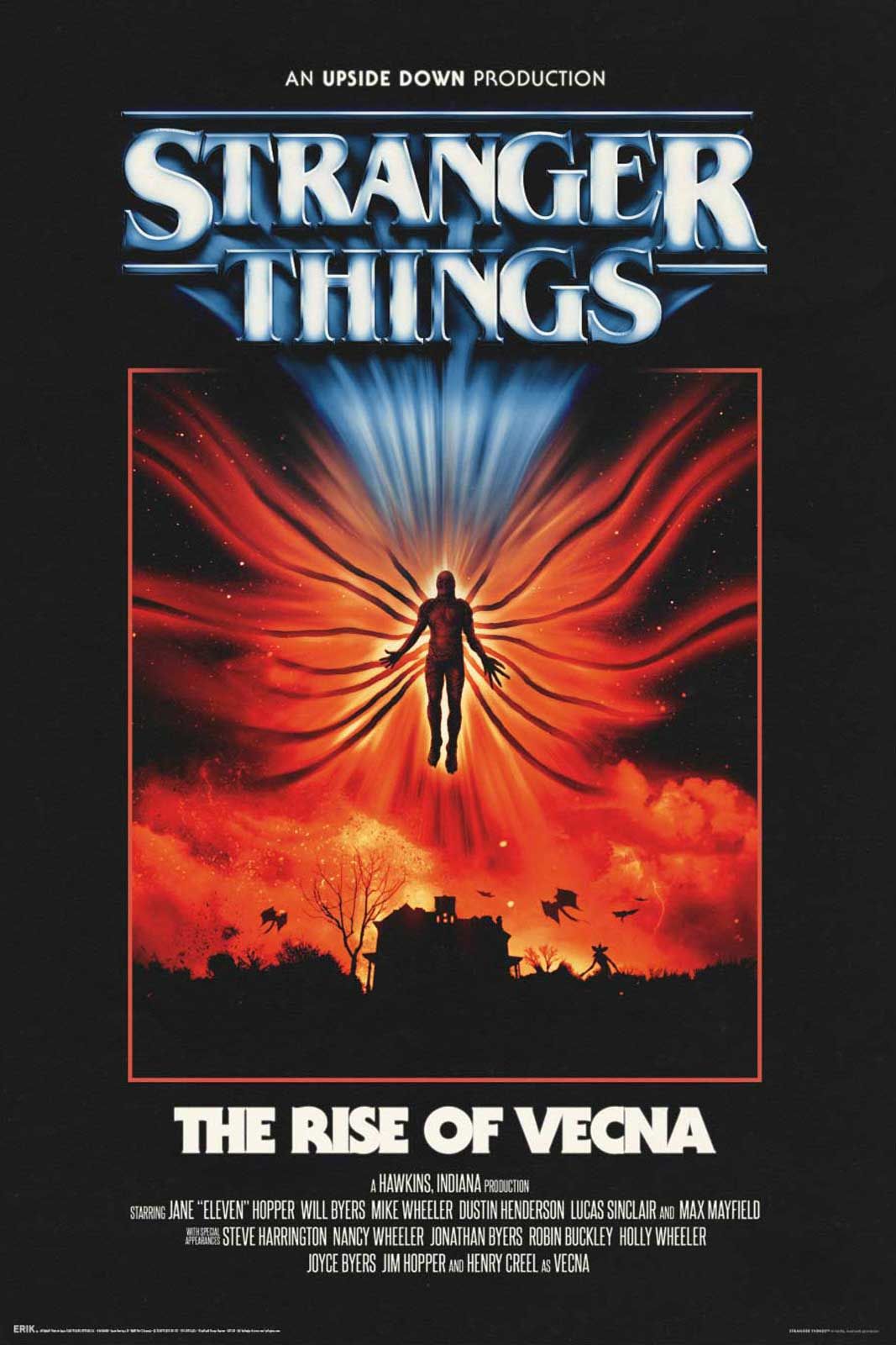 Stranger Things Season 5 "The Rise of Vecna" Poster Stranger Things
