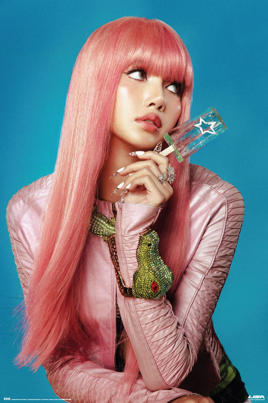 Lisa Lalisa Manobal Blackpink Popsicle Poster Lisa Lalisa