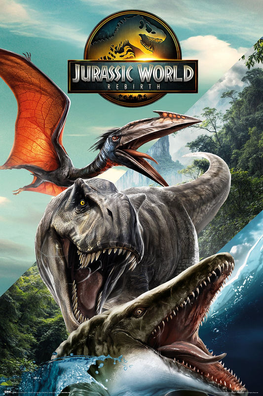 Jurassic World Rebirth Poster Jurassic World