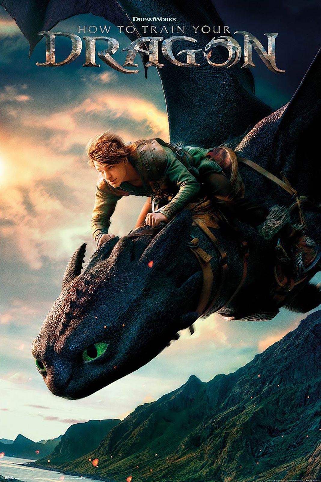 How To Train Your Dragon Poster Dream Works