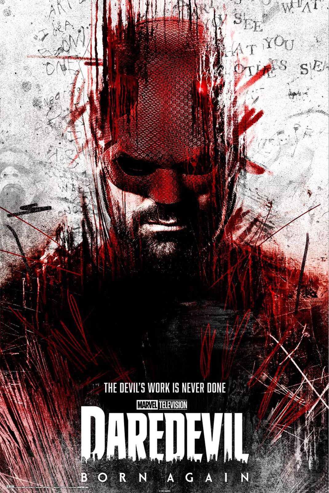 Marvel Daredevil Born Again Poster Marvel