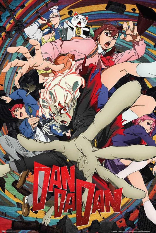 Dan Da Dan Manga Anime Characters Poster Dan Da Dan