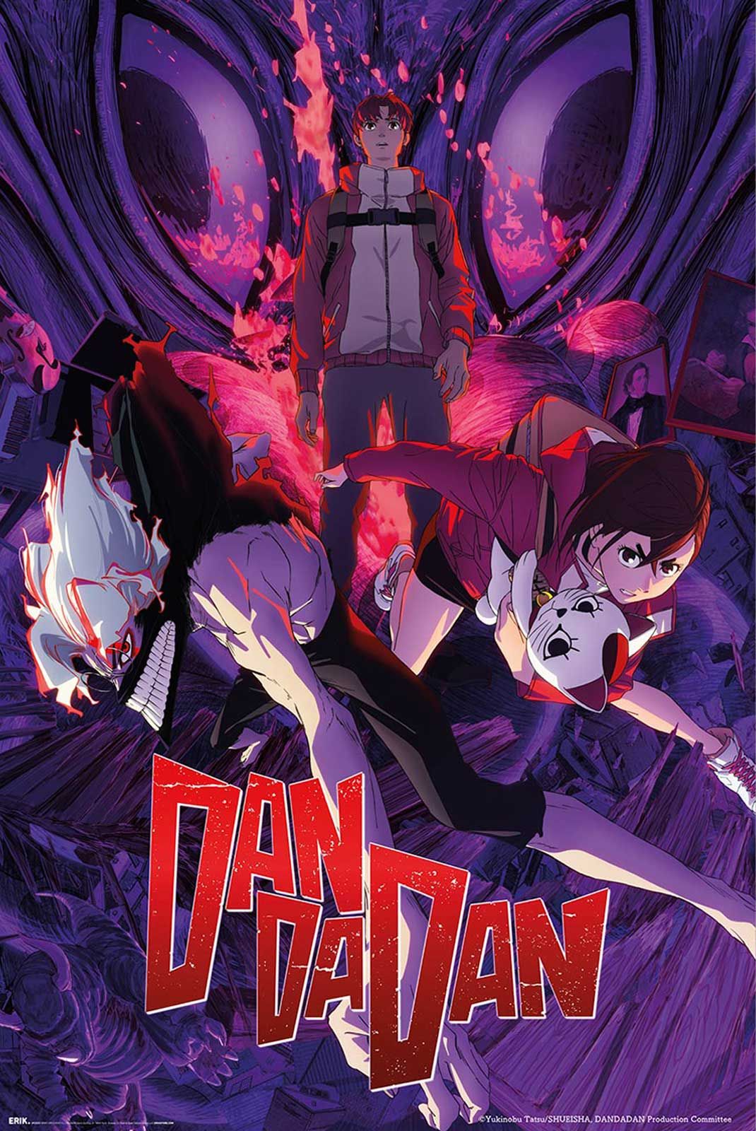 Dan Da Dan Manga Anime Characters Poster Dan Da Dan