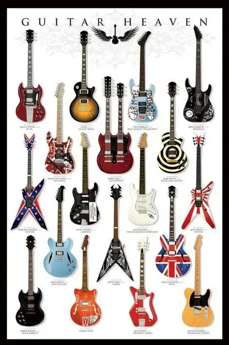 Guitar Heaven Selection Poster Pyramid International