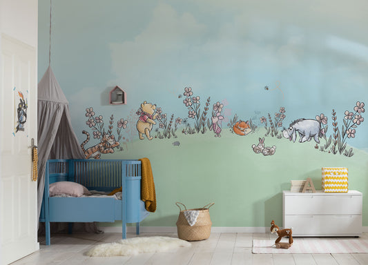 Disney Winnie the Pooh Curious Minds Non-Woven Wallpaper Mural 400 cm x 250 cm | 157" x 98"