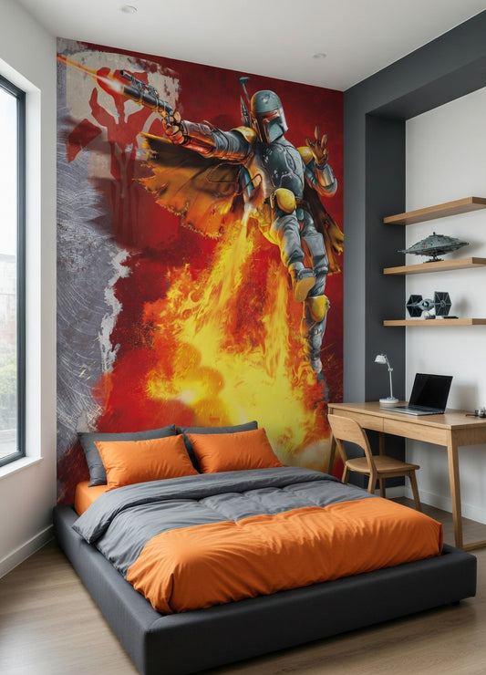 Star Wars Boba Fett Photo Wallpaper (W x H) 184cm x 254cm (72" x 100")