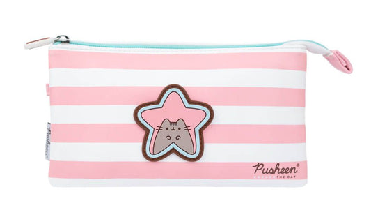 Pusheen Cat Pink Star Girly Pencil Case Pusheen