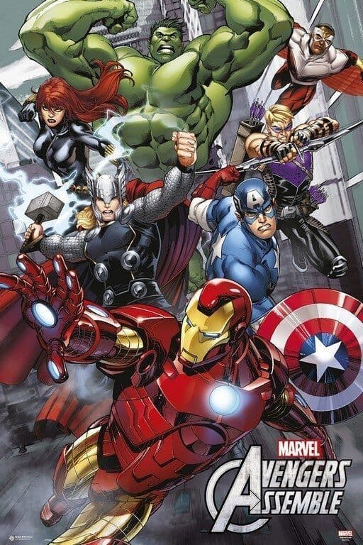 Avengers Comics Characters Poster Marvel