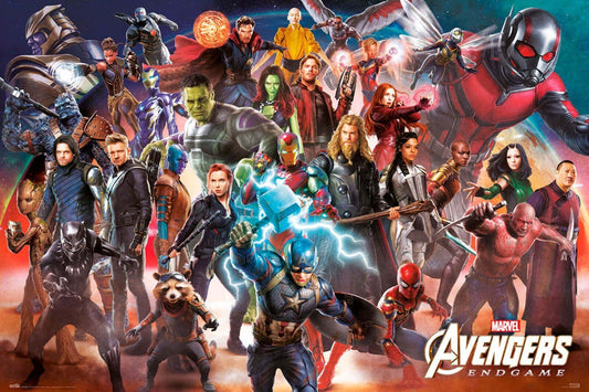 Marvel Avengers Characters Poster Marvel