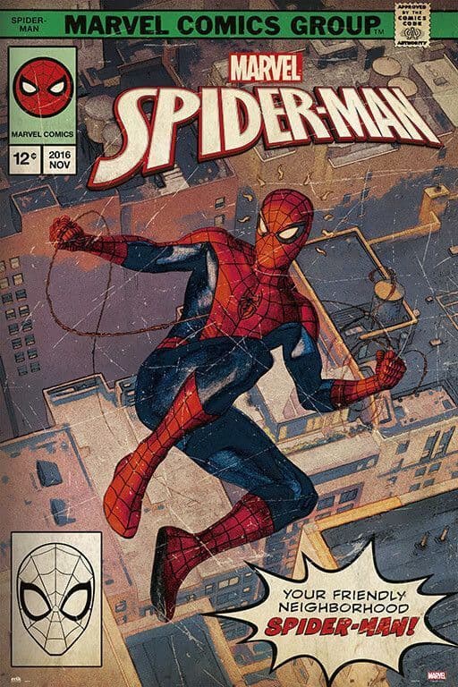 Spider-Man Comic Poster Marvel