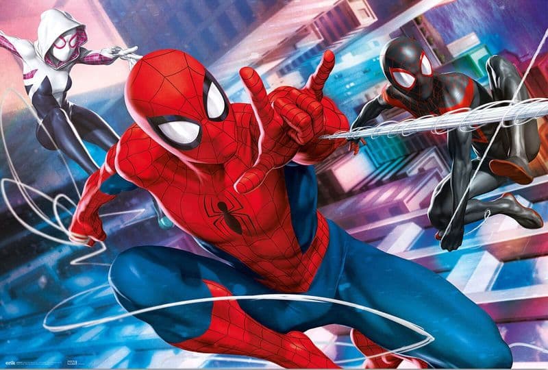 Spider-Man Peter, Miles and Gwen Poster Spider-Man