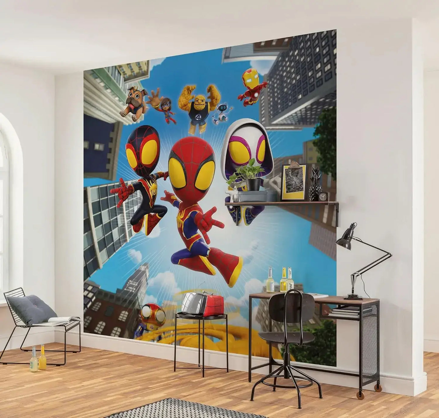 Marvel Spidey and His Amazing Friends Web Non-Woven Wallpaper Mural Marvel