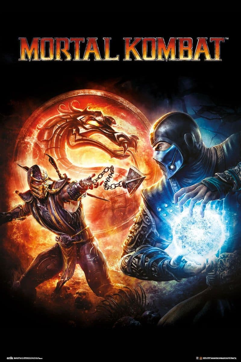 Mortal Kombat 9 Videogame Poster 