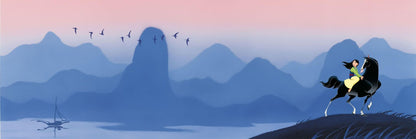 Mulan Hills panoramic Non-Woven Wallpaper Mural Disney