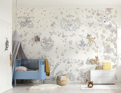 Disney Baby Bedroom Bambi Photo Wallpaper Disney