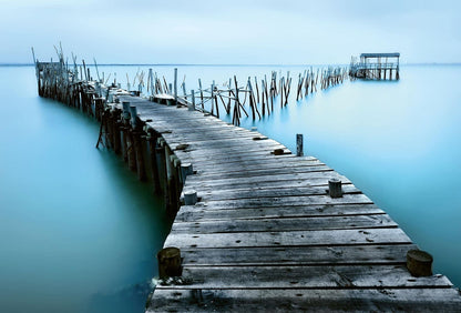 Old Landing Stage Wallpaper Mural Idealdecor