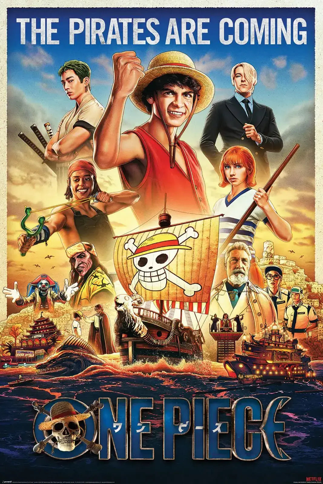 One Piece Pirates Incoming Poster One Piece