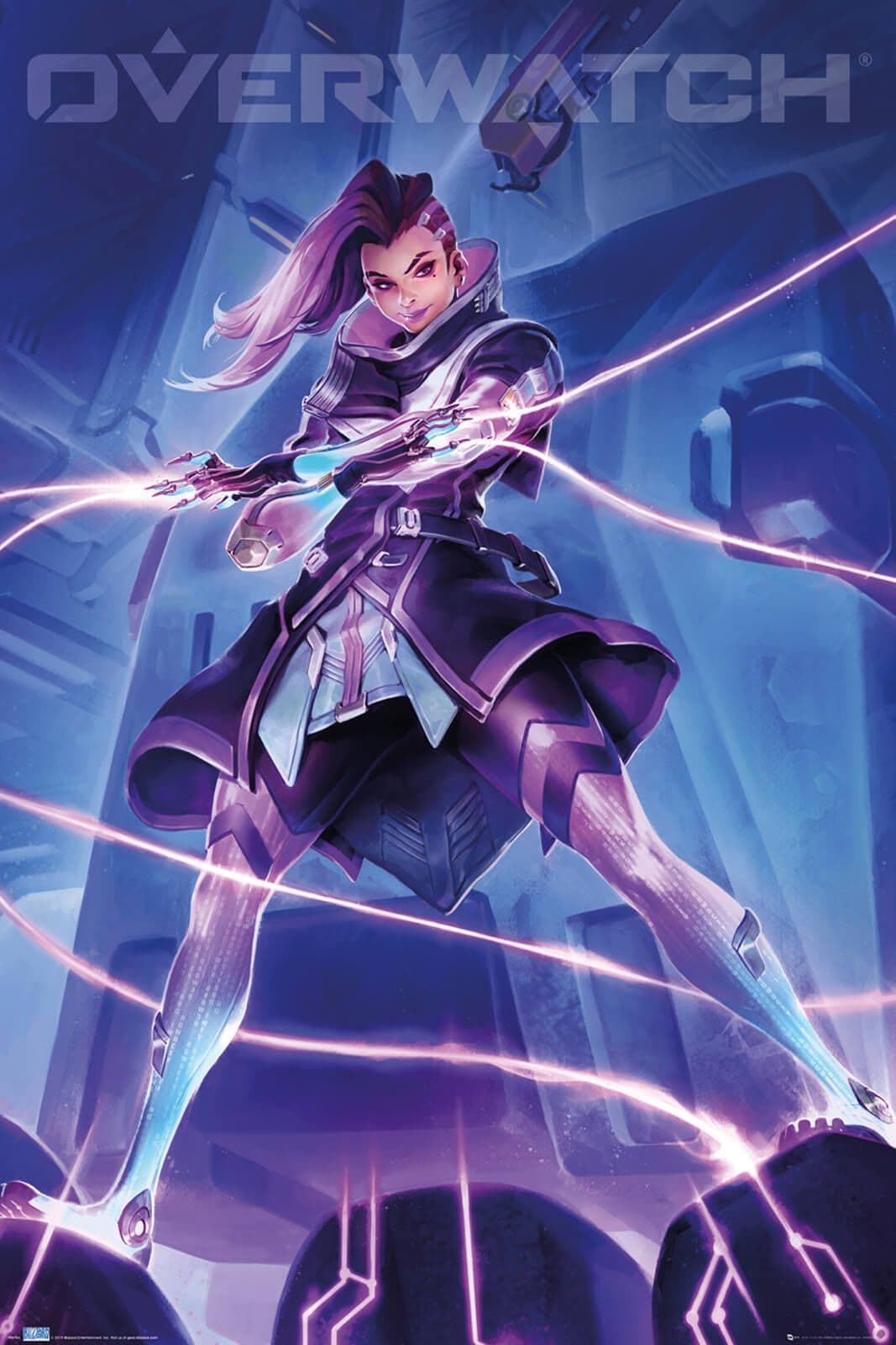 Overwatch Sombra Character Gaming Poster Overwatch