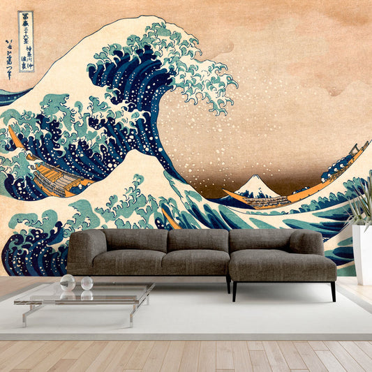 Hokusai The Great Wave off Kanagawa Reproduction Art Non-woven Photo Wallpaper