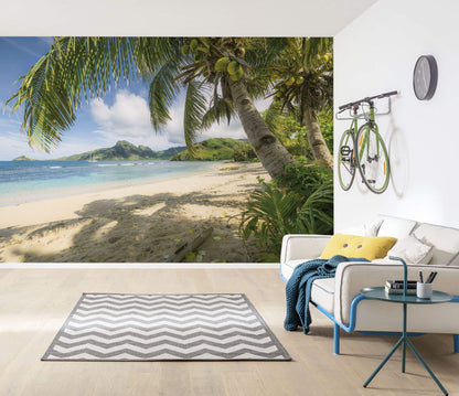 Castaway Beach Holiday Scenery Photo Wallpaper 