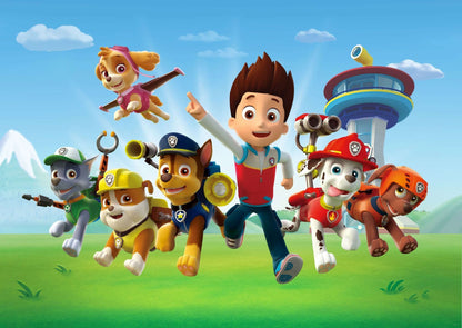 Paw Patrol Cartoon Kids Bedroom Paper Photo Wallpaper Paw Patrol